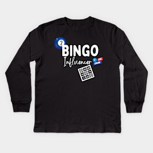 Bingo Influencer Kids Long Sleeve T-Shirt